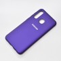 Чехол Silicone Cover FULL for Samsung Galaxy A30 (Original Soft Case Фиолетовый)